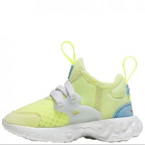 Nike RT Presto Barely Volt/Hyper Crimson Toddler Shoes Girls Size 9C